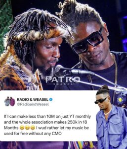 “YouTube Generates Over Shs10 Million Monthly,” Weasel Questions UPRS Royalties